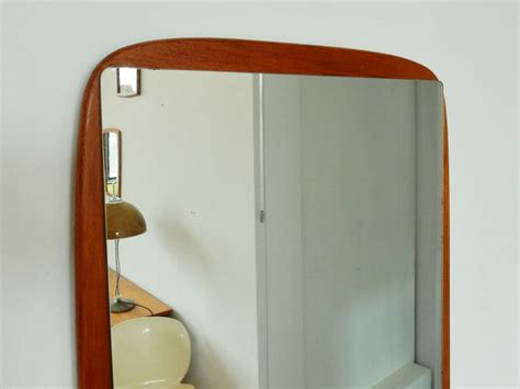 Mirror On A Teak Frame Novac Vintage