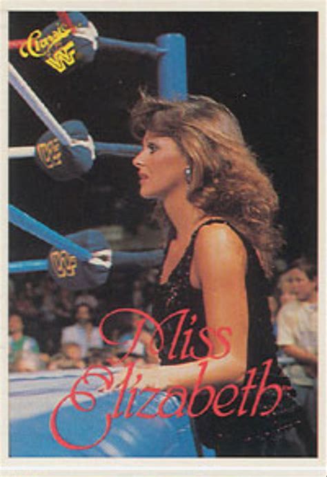 1989 Classic WWF Trading Card 67 159 Miss Elizabeth In 2023 Miss