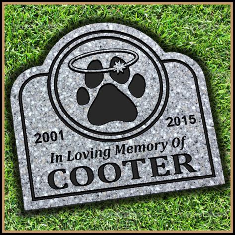 Alibaba.com offers 1,122 grave markers products. Pet Memorial Grave Marker | Paw Print with Halo | Cat ...