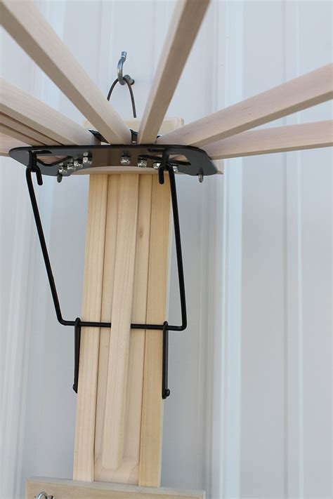 Maybe you would like to learn more about one of these? Folding Umbrella Wall Clothes Drying Rack | Amish Made USA ...