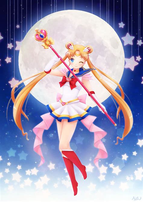 Safebooru 1girl Bishoujo Senshi Sailor Moon Blonde Hair Blue Eyes