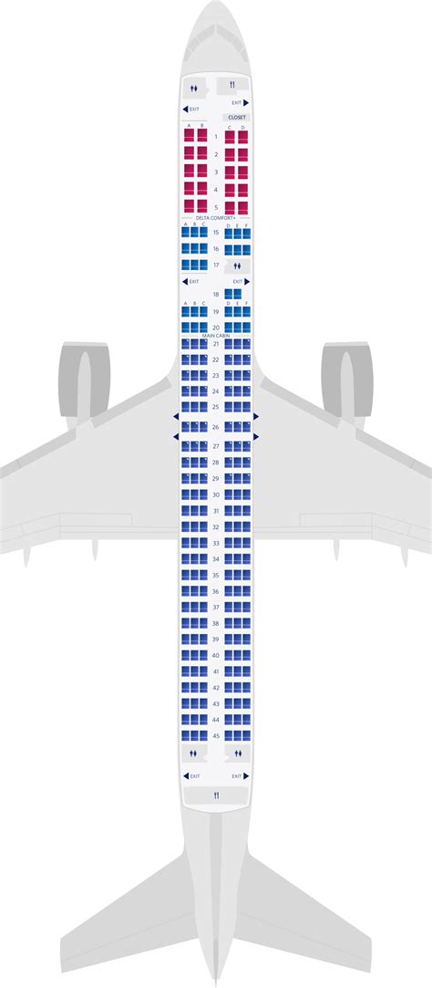 Boeing 757 200 Seat Maps Specs And Amenities Delta Air Lines