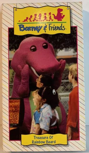 Barney And Friends Treasure Of Rainbow Beard Time Life Vhs Rare 3995