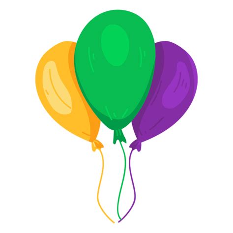 String Balloon Three Flat Transparent Png And Svg Vector