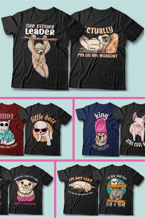 25 Cool And Funny T Shirt Designs Bundle Master Bundles