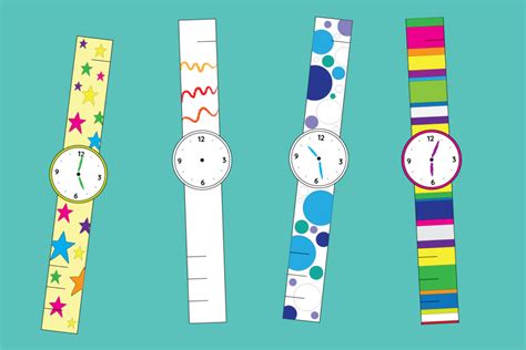 Printable Paper Watch Template For Kids Yes We Made This