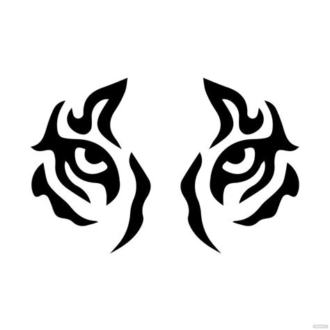Free Fierce Tiger Vector Eps Illustrator  Png Svg