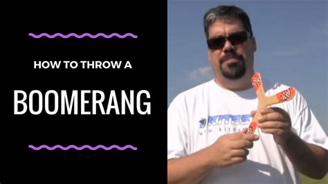 Avoid practicing your boomerang throw in crowded areas, or places with a lot of windows or parked cars. How to throw a boomerang - YouTube