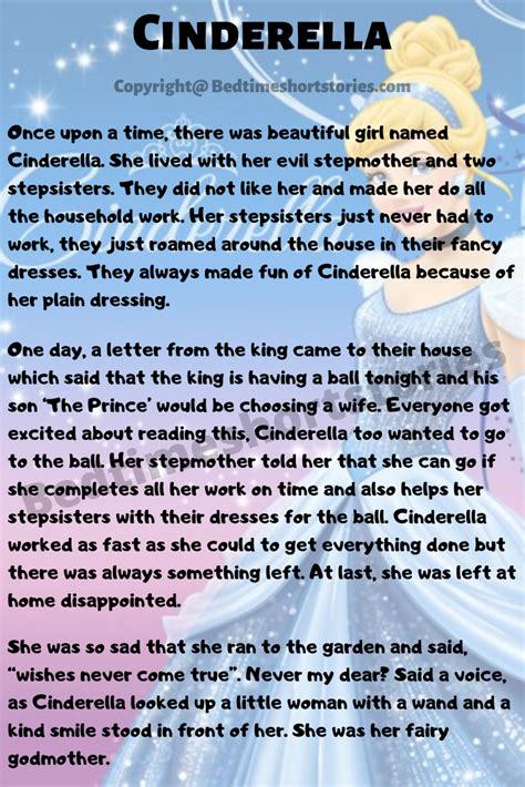 Cinderella Story English Stories For Kids Fairy Tales For Kids