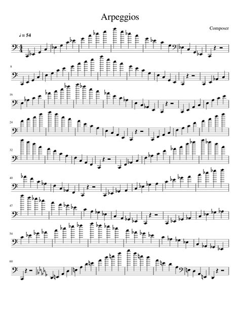 Arpeggios Sheet Music For Piano Download Free In Pdf Or Midi