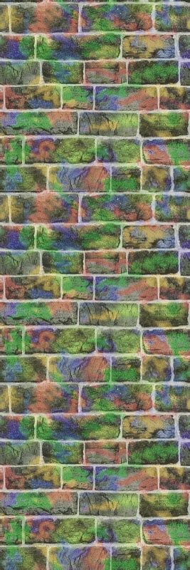 Painted Brick Brick Effect Wallpaper Tenstickers