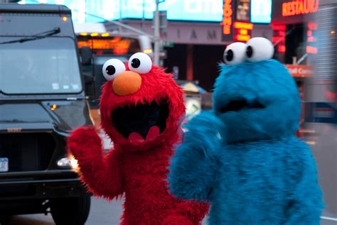 Elmo And Cookie Monster Sesame Street Characters Elmo And  Flickr