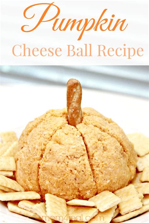 Pumpkin Cheese Ball Recipe And Fall T Idea Mom 4 Real