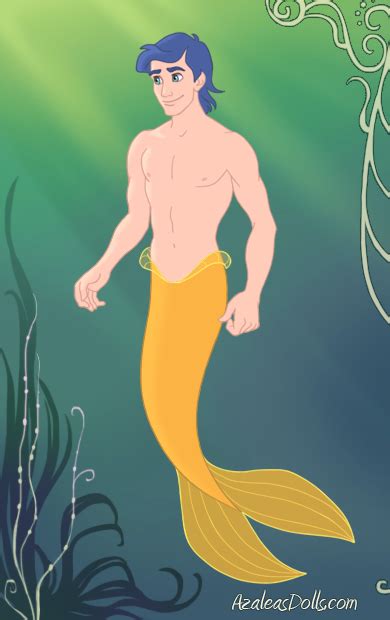 Flounder As A Merman By Ik16 On Deviantart