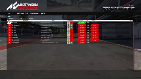 Assetto Corsa Competizione Championship RACE 2 YouTube