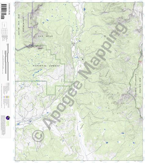 Chama Peak Co Amtopo By Apogee Mapping Inc