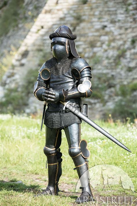 Black Armor Kit The Wayward Knight Medieval Knight Armor Medieval