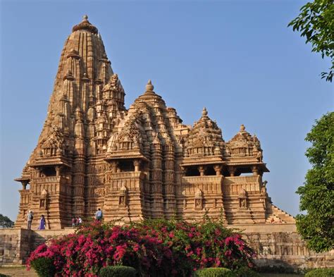 Kandariya Mahadeva Temple Located In The Town Of Khajuraho In Madhya