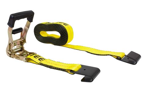 2 X 30 Ratchet Strap With Flat Hook 4000 Lbs Wll