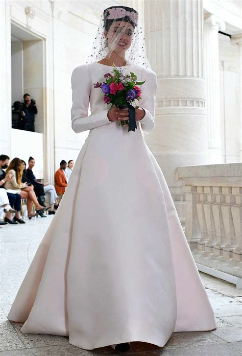 Famous Models Wearing Chanel Couture Wedding Dresses