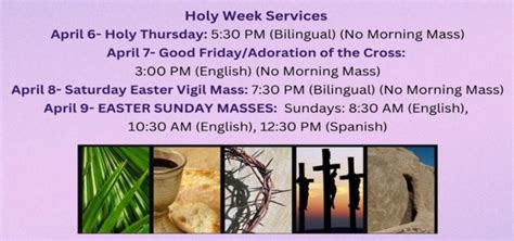 Holy Week Services St Mark The Evangelist Parish