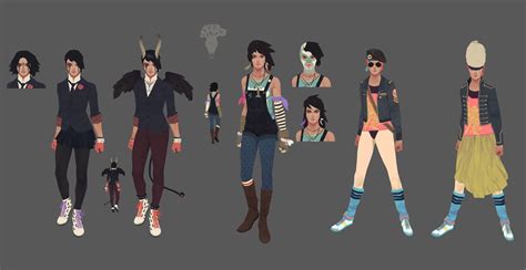 Character Customization Sunset Overdrive Character Design Concept