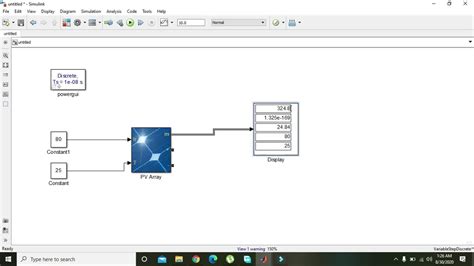 How To Use Solar Panel In Simulink Pv Array In Simulink Youtube