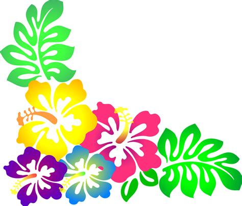 Hibiscus Clipart Hawaiian Theme Hibiscus Hawaiian Theme Transparent