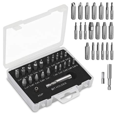 Buy 22pcs Damaged Screw Extractor Set Stripped Screw Remover Tools