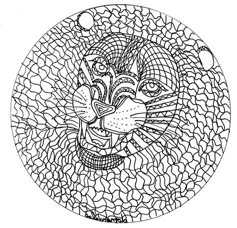 Coloriage Mandala Lion Ã Imprimer Serkokatrinae