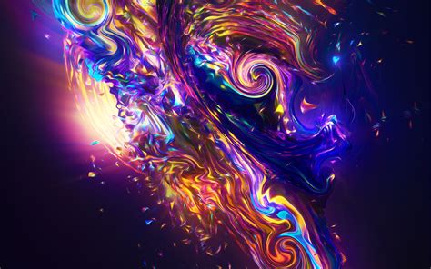 Download Carnival Colorful Fractal Abstract Wallpaper