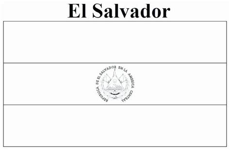 Waving flag of el salvador on white background. 28 El Salvador Flag Coloring Page (With images) | Flag ...