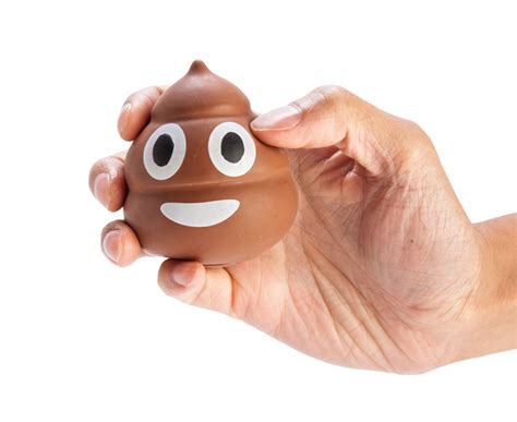 Koolface Smiling Poo Stress Relief Ball Brown Nz