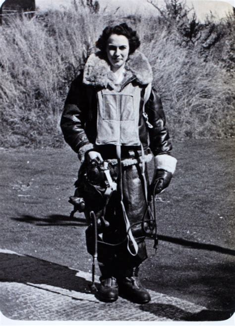 Mary A Pilot Of The Air Transport Auxiliary In Her Gear To Fly Her