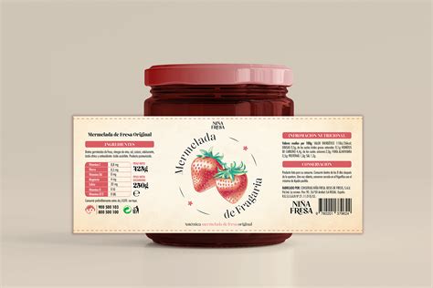 Mermelada De Fragaria Identidad Gráfica On Behance