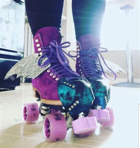 Custom Purple Roller Skates In 2021 Roller Skating Outfits Roller