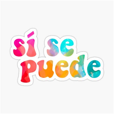 Si Se Puede Stickers Redbubble