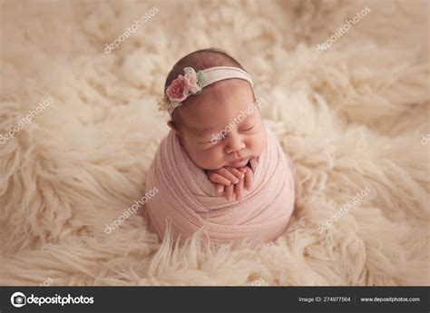 Cute Newborn Baby Girl Stock Photo By ©alexsmith 274977564