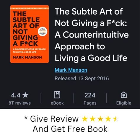 The Subtle Art Of Not Giving Fuck Best Selling Books Etsy