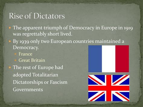 Ppt Rise Of Dictatorships Powerpoint Presentation Free Download Id2161565