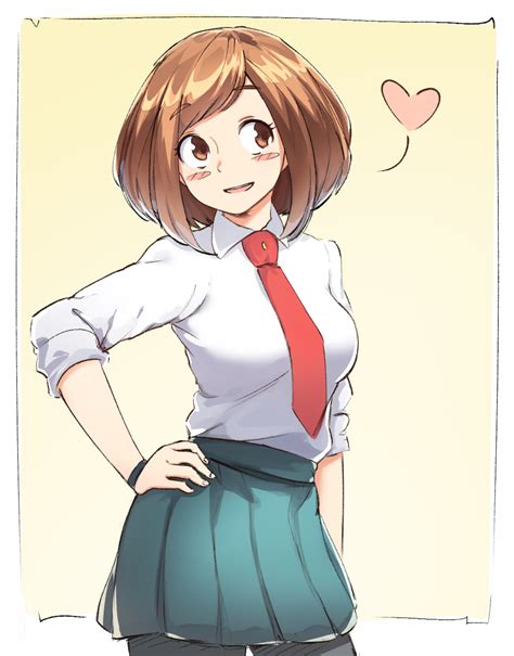 Fire heart mood board inspiration my hero academia hero aesthetic wallpapers blue aesthetic my hero cute comics character aesthetic. a cute uraraka by CooliSushi on DeviantArt