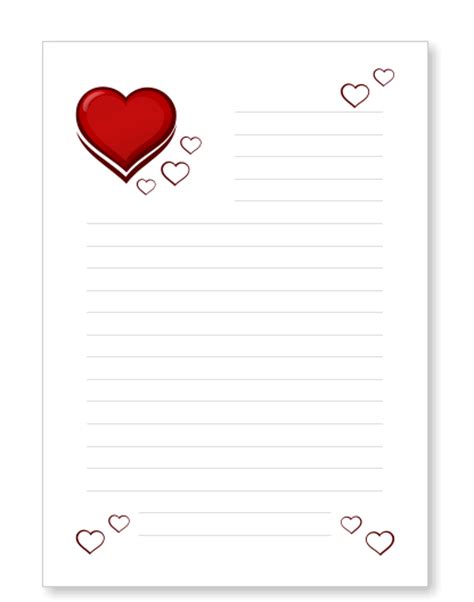 Linienblätter / weitere antworten sind nicht mehr möglich. Briefpapier Liebesbrief Herzen kostenlos ausdrucken