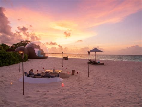 Finolhu Baa Atoll Maldivesbeach Bubble Sunset Bem Me Quer Casar