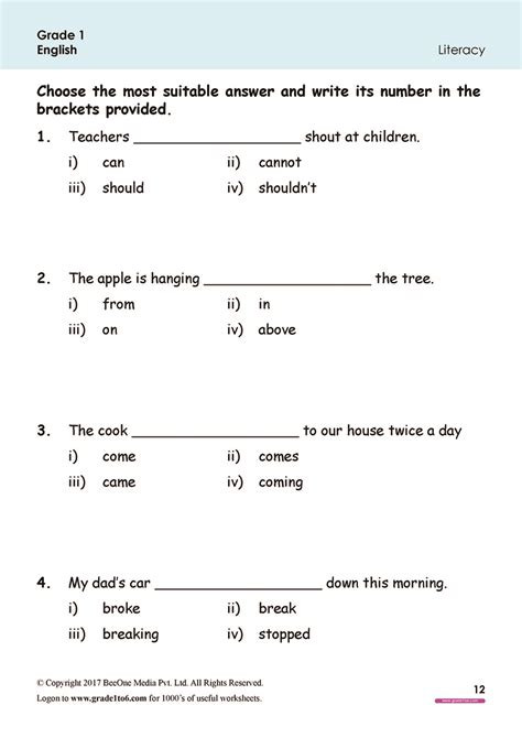 Jumpstart's first grade english worksheets are just right for the purpose. Free English Worksheets for grade 1|class 1|IB |CBSE|ICSE|K12 and all curriculum