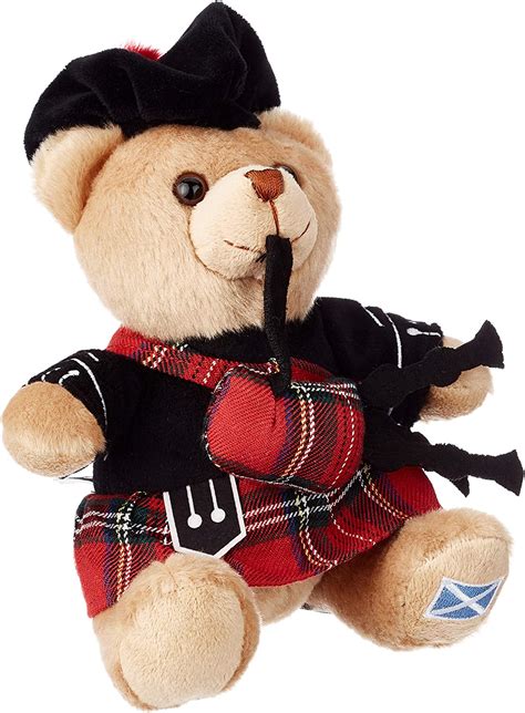 Keel Toys 19cm Scottish Piper Bear Uk Toys And Games