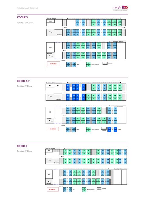 33 Seating Plan Tgv Trains France