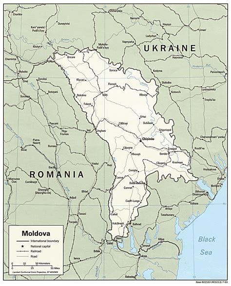 Moldova Map Moldova