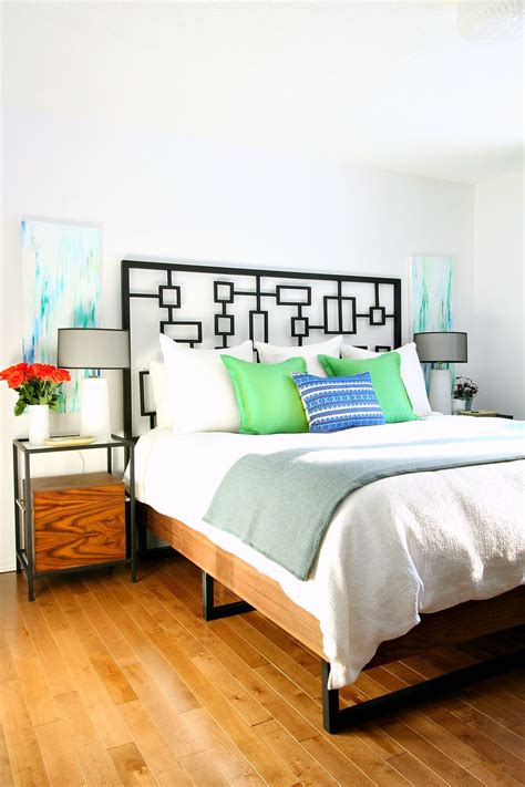 Thank you for taking the time to look through the diy pete bed frame tutorial. Walnut DIY Plywood Bed Frame with Welded Legs | Dans le ...