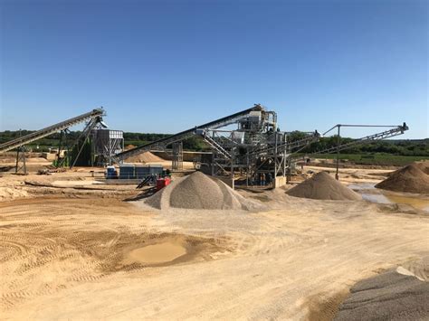 Centristic Kempsford Quarry Sand Plant Aggregate Industries Manor Farm