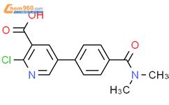 2 Chloro 5 4 Dimethylcarbamoyl Phenyl Pyridine 3 Carboxylic Acid